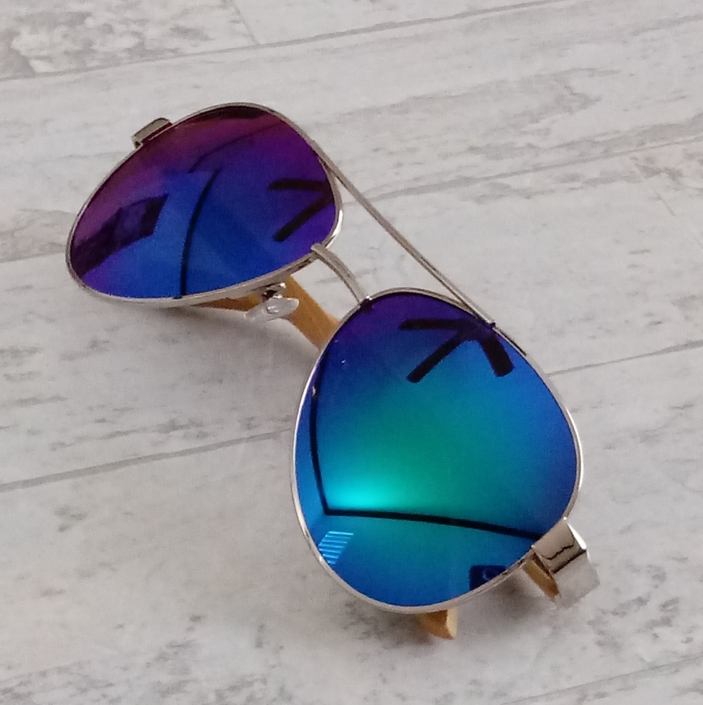NEW GENUINE BAMBOO POLARIZED AVIATOR SUNGLASSES - Picture 2 of 9
